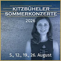 Logo der Sommerkonzerte 2026 mit den August-Terminen - immer Mittwochs.