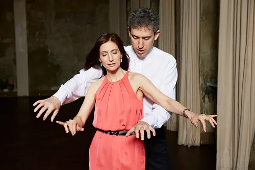 Klavierduo Silver-Garburg, Foto: Frank Eidel